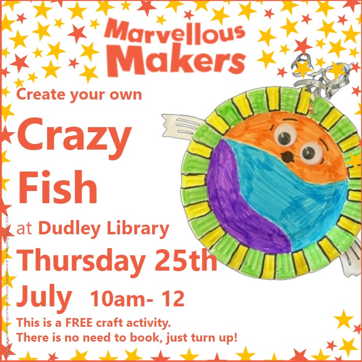 Dudley Library - Crazy Fish Craft